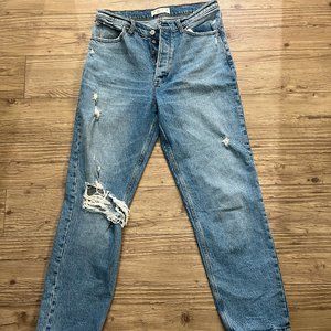 Abercrombie Dad High Rise Jeans Size 30 Size 10